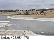 Китай, Тибет, река Ганга Чху летом в облачную погоду (2018 год). Стоковое фото, фотограф Овчинникова Ирина / Фотобанк Лори