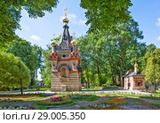 Часовня-усыпальница Паскевичей. Гомель. Беларусь (2018 год). Редакционное фото, фотограф Сергей Афанасьев / Фотобанк Лори