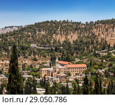 Franciscan Monastery of St. John the Baptist. Jerusalem (Ein Karem). Israel. (2018 год). Стоковое фото, фотограф Наталья Волкова / Фотобанк Лори