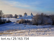 Зимний пейзаж, Православный Ипатьевский мужской монастырь. Стоковое фото, фотограф ElenArt / Фотобанк Лори