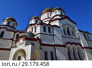 fragment of temple in Novy Afonsky for men Monastery in Abkhazia. Стоковое фото, фотограф Володина Ольга / Фотобанк Лори