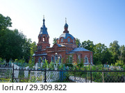 Храм Всех Святых. Гороховец, Владимирская область (2018 год). Стоковое фото, фотограф Елена Коромыслова / Фотобанк Лори