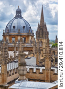 Views across the heart of the university city from the cupola of Sheldonian Theatre. Oxford. England (2009 год). Стоковое фото, фотограф Сергей Пристяжнюк (Serg Zastavkin) / Фотобанк Лори