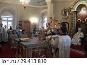 Праздник Казанской иконы Божией Матери в Новодевичьем монастыре (2018 год). Редакционное фото, фотограф Дмитрий Неумоин / Фотобанк Лори
