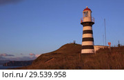 Petropavlovsk Lighthouse on Pacific Coast of Kamchatka Peninsula (2018 год). Стоковое видео, видеограф А. А. Пирагис / Фотобанк Лори