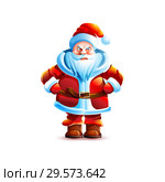 Illustration isolated character santa. Стоковая иллюстрация, иллюстратор Maryna Bolsunova / Фотобанк Лори