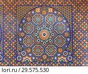 Traditional maroccan pattern background. Стоковое фото, фотограф Михаил Коханчиков / Фотобанк Лори