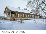 Усадьба Осиповых-Вульф. Тригорское. Пушкинские Горы. Псковская область (2018 год). Редакционное фото, фотограф Сергей Афанасьев / Фотобанк Лори