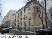 Москва, дом № 3, Селивёрстов переулок (2019 год). Редакционное фото, фотограф Дмитрий Неумоин / Фотобанк Лори