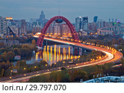 Россия. Москва. Живописный мост через Москву-реку (2018 год). Редакционное фото, фотограф Литвяк Игорь / Фотобанк Лори