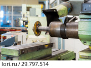 Internal grinding machine. Shop for metal machining. Стоковое фото, фотограф Андрей Радченко / Фотобанк Лори