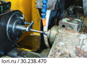 Internal grinding machine. Shop for metal machining. Стоковое фото, фотограф Андрей Радченко / Фотобанк Лори