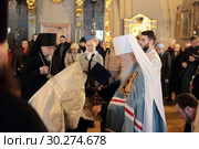 Прощеное воскресенье в Новодевичьем монастыре (2019 год). Редакционное фото, фотограф Дмитрий Неумоин / Фотобанк Лори