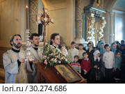 Прощеное воскресенье в Новодевичьем монастыре (2019 год). Редакционное фото, фотограф Дмитрий Неумоин / Фотобанк Лори