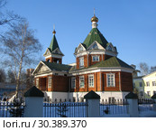 Троицкая (Донская) церковь в Перловке. Мытищи, Московская область (2006 год). Стоковое фото, фотограф Елена Орлова / Фотобанк Лори