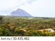 View of Pico Volcano on Pico Island, Azores Islands (2012 год). Стоковое фото, фотограф Юлия Бабкина / Фотобанк Лори