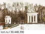 Россия. Екатеринбург. Харитоновский сад зимой. Знаковое известное место в городе. Стоковое фото, фотограф Сергеев Валерий / Фотобанк Лори