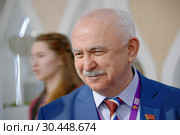 Газибег Магомедов, доктор технических наук, профессор, на выставке Modern Bakery Moscow 2019. Редакционное фото, фотограф Александр Замараев / Фотобанк Лори