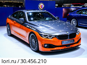 Alpina B4 S Bi-Turbo Coupe AWD Edition 99 (2019 год). Редакционное фото, фотограф Art Konovalov / Фотобанк Лори
