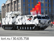 Военная техника. Репетиция  парада (2017 год). Редакционное фото, фотограф николай / Фотобанк Лори