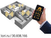 Smart home concept with devices and appliances. Стоковое фото, фотограф Elnur / Фотобанк Лори