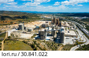 Cement plant in Bunol, Spain (2019 год). Стоковое фото, фотограф Яков Филимонов / Фотобанк Лори