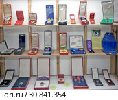Ордена и медали Иосипа Броз Тито. Белград. Сербия (2019 год). Редакционное фото, фотограф Сергей Афанасьев / Фотобанк Лори