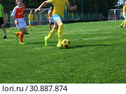 Женский футбол (2019 год). Редакционное фото, фотограф Марина Володько / Фотобанк Лори