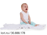 Little crying baby. Стоковое фото, фотограф Мельников Дмитрий / Фотобанк Лори