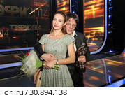 Валерий Тодоровский, Евгения Брик (2014 год). Редакционное фото, фотограф Ольга Зиновская / Фотобанк Лори