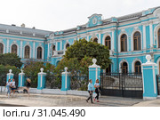 Москва, улица Мясницкая, дом 7. Дом Черткова (2018 год). Редакционное фото, фотограф Александр Щепин / Фотобанк Лори