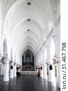Catholic Church (Church of Our Lady Ransom) in Kanyakumari,Tamil Nadu, India (2014 год). Стоковое фото, фотограф Куликов Константин / Фотобанк Лори