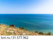 Landscape of the Black Sea coast in a Crimea. Стоковое фото, фотограф Володина Ольга / Фотобанк Лори