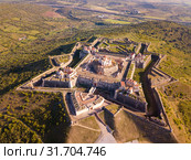 Panoramic landscape of fortress of Nossa Senhora da Graca in Elvas (2019 год). Стоковое фото, фотограф Яков Филимонов / Фотобанк Лори