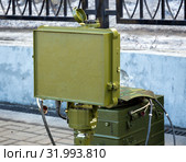 Фрагмент радиолокационной станция ближней разведки СРБ-5 (2019 год). Редакционное фото, фотограф Вячеслав Палес / Фотобанк Лори