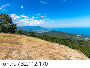 Beautiful view from a Mount Ah-Petri in Crimea (2019 год). Стоковое фото, фотограф Володина Ольга / Фотобанк Лори