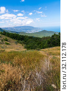 Beautiful view from a Mount Ah-Petri in Crimea (2019 год). Стоковое фото, фотограф Володина Ольга / Фотобанк Лори