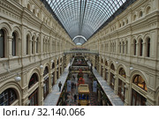 ГУМ внутри. Город Москва (2014 год). Редакционное фото, фотограф lana1501 / Фотобанк Лори