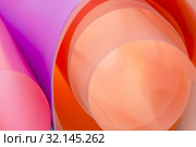 Background of multi-colored tubes with a gradient. Horizontal photo. Стоковое фото, фотограф Olesya Tseytlin / Фотобанк Лори