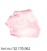 Watercolor spot of Gentle pastel beige color. Стоковая иллюстрация, иллюстратор Анастасия Филиппова / Фотобанк Лори