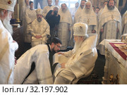 Священническая хиротония в Троицком соборе Подольска (2019 год). Редакционное фото, фотограф Дмитрий Неумоин / Фотобанк Лори