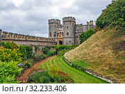 Виндзорский замок. Виндзор. Великобритания (2019 год). Стоковое фото, фотограф Сергей Афанасьев / Фотобанк Лори