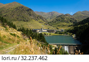 Summer landscape of Vall de Nuria. Стоковое фото, фотограф Яков Филимонов / Фотобанк Лори