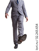 Businessman isolated on the white background. Стоковое фото, фотограф Elnur / Фотобанк Лори