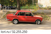 Классика советского автопрома. Жигули 2103.Лада. Липецк. (2019 год). Редакционное фото, фотограф Евгений Будюкин / Фотобанк Лори