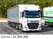 DAF XF (2019 год). Редакционное фото, фотограф Art Konovalov / Фотобанк Лори