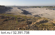 Шах-Тау. Карьер по добыче известняка. Shakh-Tau. Limestone quarry. (2019 год). Редакционное видео, видеограф Евгений Романов / Фотобанк Лори
