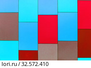 Wall from multi-colored panels background. Стоковое фото, фотограф Акиньшин Владимир / Фотобанк Лори