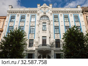 Riga Art Nouveau, Alberta Street (2014 год). Стоковое фото, фотограф Юлия Бабкина / Фотобанк Лори