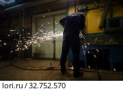 Северодвинск. Судостроительный завод "Севмаш" (2019 год). Редакционное фото, фотограф Яковлев Сергей / Фотобанк Лори